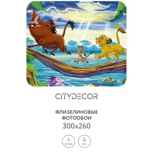 Фотообои рулонные Citydecor Детская 380 на флизелиновой основе 300x260 см