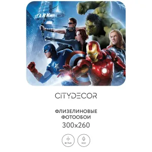 Фотообои рулонные Citydecor Детская 382 на флизелиновой основе 300x260 см