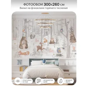 Фотообои рулонные Citydecor Детская 469 на флизелиновой основе 300x260 см