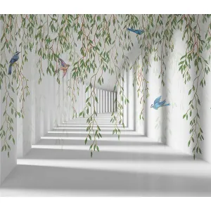 Фотообои рулонные Citydecor Flower Tunnel 3d 1 на флизелиновой основе 300x260 см