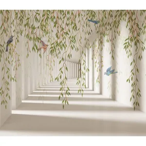 Фотообои рулонные Citydecor Flower Tunnel 3d 4 на флизелиновой основе 300x260 см