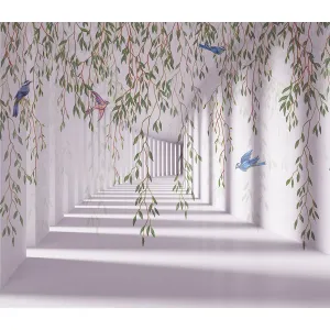Фотообои рулонные Citydecor Flower Tunnel 3d 5 на флизелиновой основе 300x260 см