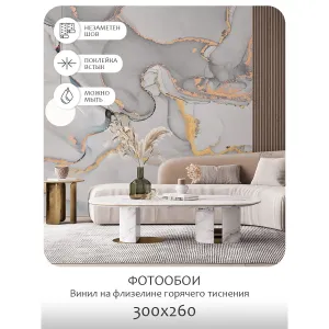 Фотообои рулонные Citydecor Флюид Арт 38 на флизелиновой основе 300x260 см