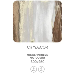 Фотообои рулонные Citydecor Флюид Арт 71 на флизелиновой основе 300x260 см