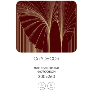 Фотообои рулонные Citydecor Perfect Lines 26 на флизелиновой основе 300x260 см