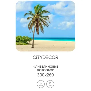 Фотообои рулонные Citydecor Море и Водопады 46 на флизелиновой основе 300x260 см