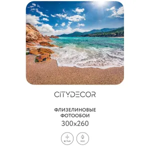 Фотообои рулонные Citydecor Море и Водопады 49 на флизелиновой основе 300x260 см