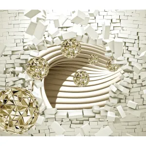 Фотообои рулонные Citydecor Стена 3D на флизелиновой основе 300x260 см