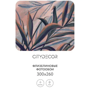 Дизайнерские фотообои рулонные Citydecor Sunset 15 на флизелиновой основе 300x260 см