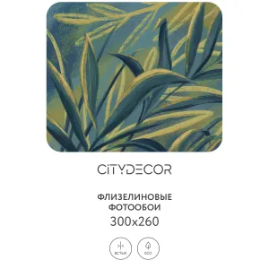Дизайнерские фотообои рулонные Citydecor Sunset 16 на флизелиновой основе 300x260 см