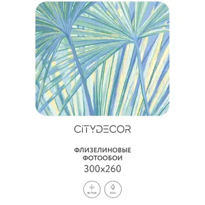 Дизайнерские фотообои рулонные Citydecor Sunset 35 на флизелиновой основе 300x260 см