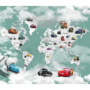 Дизайнерские фотообои рулонные Citydecor Superhero Молния МакКвин 1 на флизелиновой основе 300x260 см