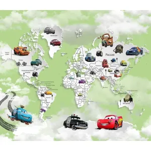 Дизайнерские фотообои рулонные Citydecor Superhero Молния МакКвин 3 на флизелиновой основе 300x260 см