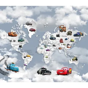 Дизайнерские фотообои рулонные Citydecor Superhero Молния МакКвин 4 на флизелиновой основе 300x260 см