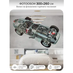 Фотообои рулонные Citydecor Technic 36 на флизелиновой основе 300x260 см Фотообои рулонные Citydecor Technic 36 на флизелиновой основе 300x260 см