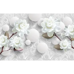 Фотообои рулонные Citydecor Цветочная абстракция 7 3D на флизелиновой основе 400x254 см