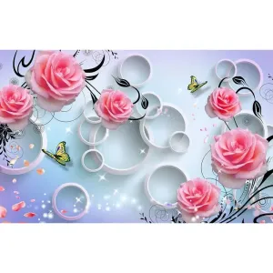 Фотообои рулонные Citydecor Цветочный декор 12 на флизелиновой основе 400x254 см