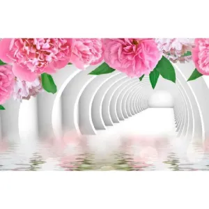 Фотообои рулонные Citydecor Цветочный декор 2 3D на флизелиновой основе 400x254 см