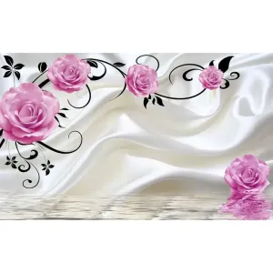 Фотообои рулонные Citydecor Цветочный декор 5 3D на флизелиновой основе 400x254 см