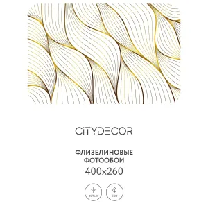 Фотообои рулонные Citydecor Абстракция 383 на флизелиновой основе 400x260 см