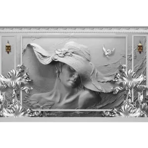 Фотообои рулонные Citydecor Барельеф 3D на флизелиновой основе 400x260 см