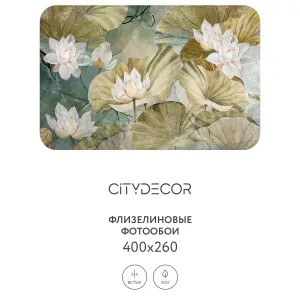 Дизайнерские фотообои рулонные Citydecor Blossom 15 на флизелиновой основе 400x260 см