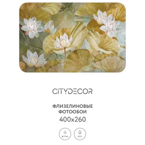 Дизайнерские фотообои рулонные Citydecor Blossom 16 на флизелиновой основе 400x260 см