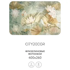 Дизайнерские фотообои рулонные Citydecor Blossom 24 на флизелиновой основе 400x260 см