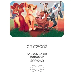 Фотообои рулонные Citydecor Детская 366 на флизелиновой основе 400x260 см