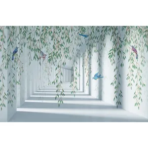 Фотообои рулонные Citydecor Flower Tunnel 3d 2 на флизелиновой основе 400x260 см