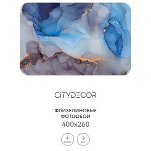 Фотообои рулонные Citydecor Флюид Арт 67 на флизелиновой основе 400x260 см