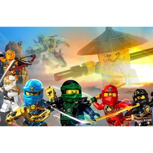 Фотообои рулонные Citydecor Ниндзяго: Навстречу приключениям 10 на флизелиновой основе 400x260 см