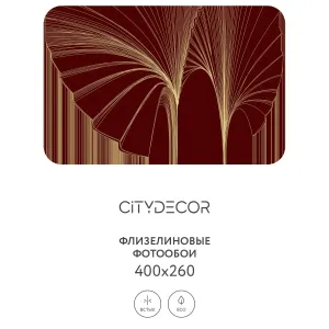 Фотообои рулонные Citydecor Perfect Lines 26 на флизелиновой основе 400x260 см