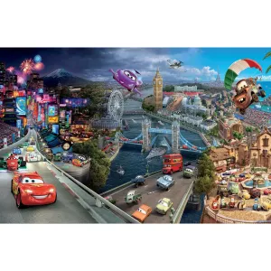 Фотообои рулонные Citydecor Тачки панорама на флизелиновой основе 400x260 см 