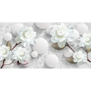 Фотообои рулонные Citydecor Цветочная абстракци 7 3D на флизелиновой основе 500x254 см