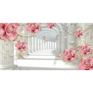 Фотообои рулонные Citydecor Цветочная абстракция 9 3D на флизелиновой основе 500x254 см