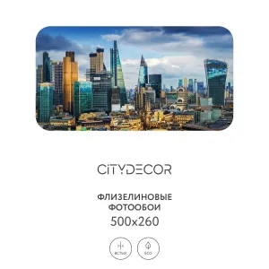 Фотообои рулонные Citydecor Города и Архитектура 57 на флизелиновой основе 500x260 см