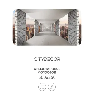 Фотообои рулонные Citydecor Города и Архитектура 83 на флизелиновой основе 500x260 см