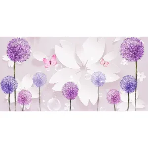 Фотообои рулонные Citydecor Цветочная абстракция 10 3D на флизелиновой основе 500x260 см