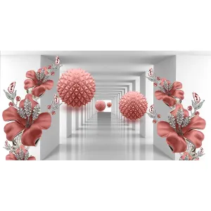 Фотообои рулонные Citydecor Цветочная абстракция 12 на флизелиновой основе 500x260 см