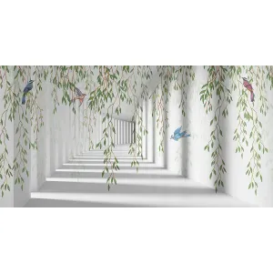 Фотообои рулонные Citydecor Flower Tunnel 3d 1 на флизелиновой основе 500x260 см