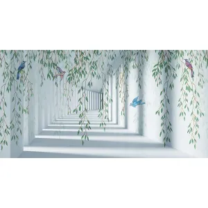 Фотообои рулонные Citydecor Flower Tunnel 3d 2 на флизелиновой основе 500x260 см