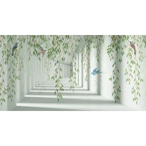 Фотообои рулонные Citydecor Flower Tunnel 3d 3 на флизелиновой основе 500x260 см