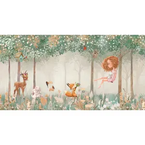 Дизайнерские фотообои рулонные Citydecor Magic Forest 10 на флизелиновой основе 500x260 см