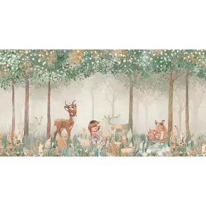 Дизайнерские фотообои рулонные Citydecor Magic Forest 7 на флизелиновой основе 500x260 см