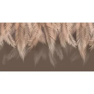 Фотообои рулонные Citydecor Пальмовые листья с оттенком (бежевый) на флизелиновой основе 500x260 см