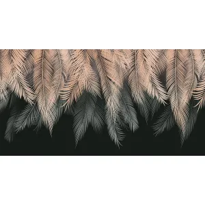 Фотообои рулонные Citydecor Пальмовые листья с оттенком (бежевый-серый) на флизелиновой основе 500x260 см