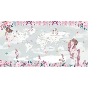 Дизайнерские фотообои рулонные Citydecor Princess 10 на флизелиновой основе 500x260 см