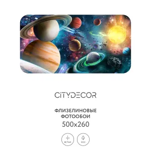 Фотообои рулонные Citydecor Космос 29 на флизелиновой основе 500x260 см
