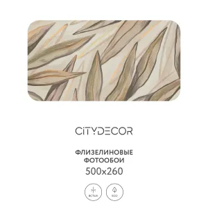 Дизайнерские фотообои рулонные Citydecor Sunset 25 на флизелиновой основе 500x260 см
